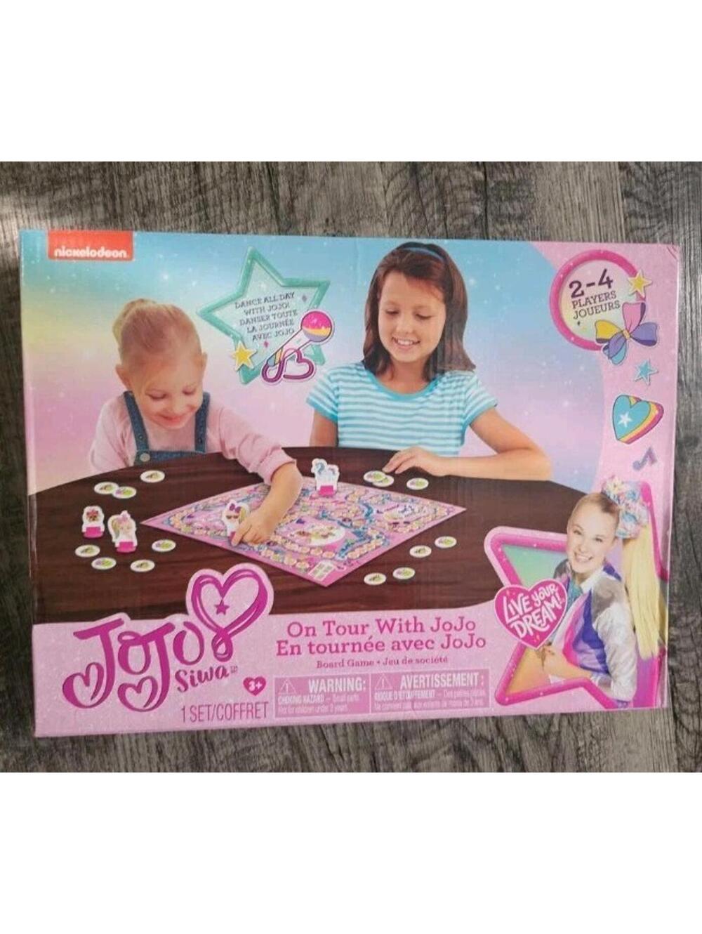 Nickelodeon On Tour With JoJo Siwa Board Game NEW
